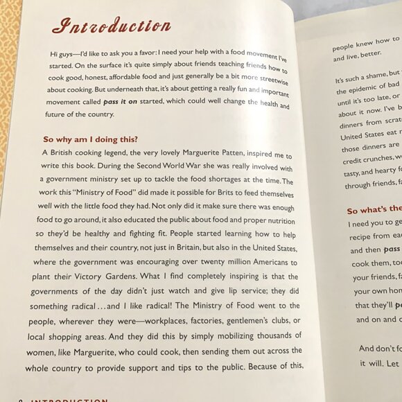 Jamie’s Food Revolution Cookbook Hardcover Illustrated 2009 By Jamie Oliver NEW! - Picture 11 of 15